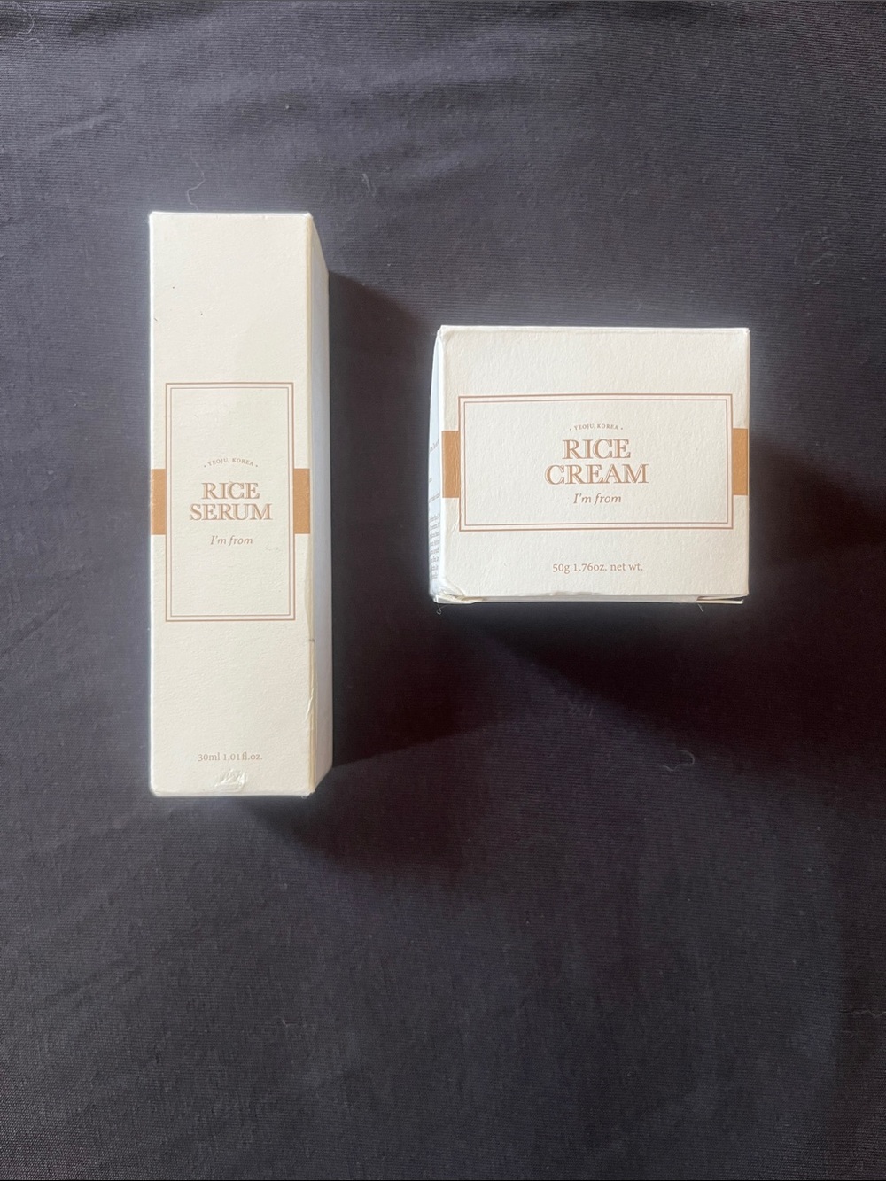 Rice Cream and Rice Serum Set
